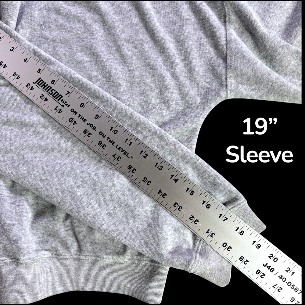 Aeropostale Womens Grey Crewneck Sweatshirt Long Sleeve‎ Pullover XL - Picture 8 of 9